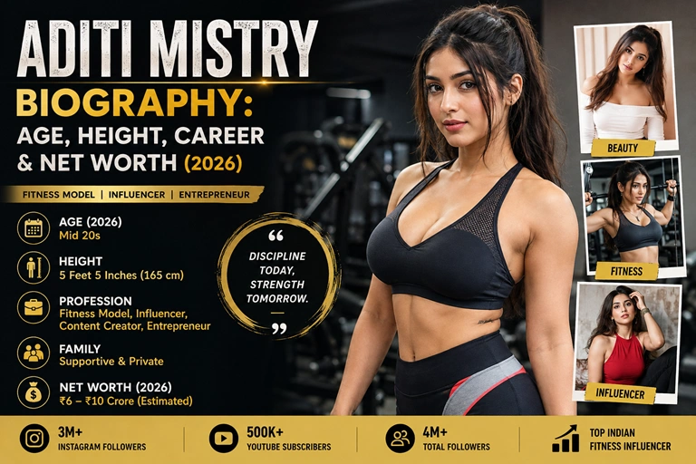 Aditi Mistry Biography Age, Height, Career & Net Worth (2026)