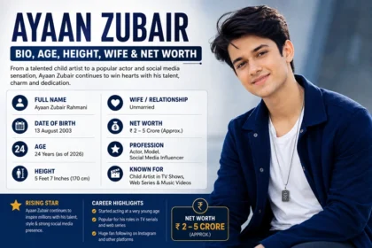 Ayaan Zubair Bio, Age, Height, Wife & Net Worth