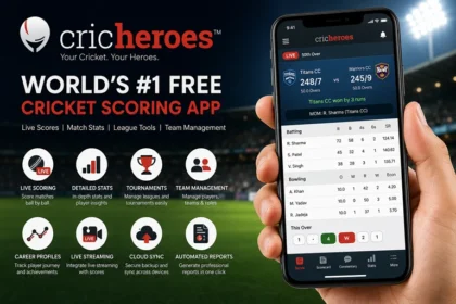 CricHeroes mod apk app dashboard showing live cricket scoring in 2026