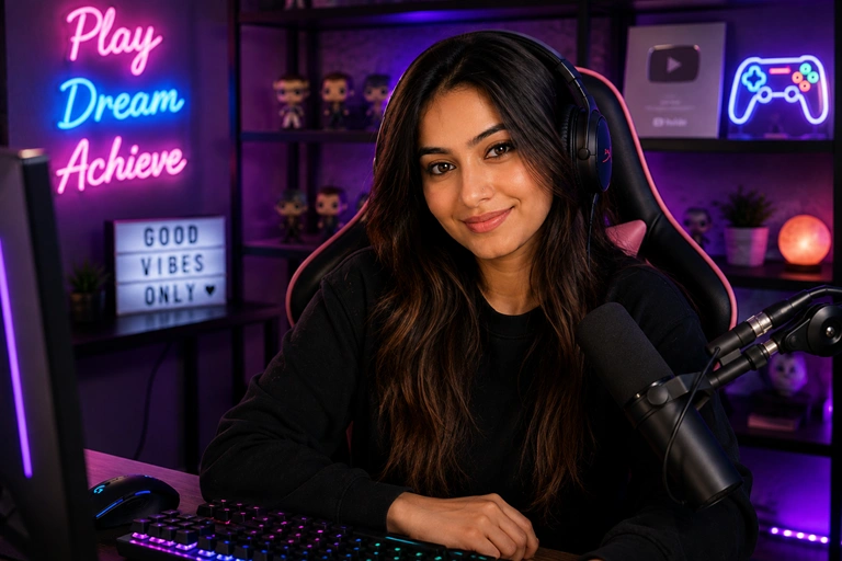 Payal Gaming Viral Video: Illustration showing social media misinformation and viral rumors