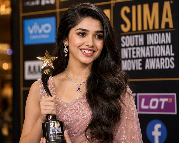 Krithi Shetty at an awards