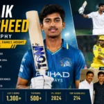 Shaik Rasheed Biography Career, Stats, Family, Height, IPL & Records
