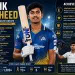 Shaik Rasheed Records & Achievements